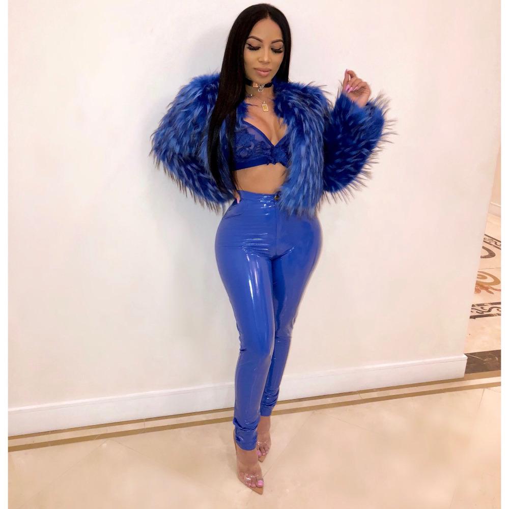 Женские брюки из искусственной кожи из латекса, брюки с пуш-ап, узкие брюки с высокой талией, осень-зима, однотонные сексуальные брюки, женские