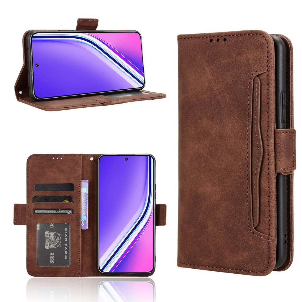 For Realme P3 Pro 5G Leather Case Phone Wallet Cover with Multiple Card Slots