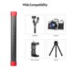 Universal Carbon Fiber Extension Pole Rod 35cm/13.8in with 1/4-inch 3/8-inch Mounting Interface for