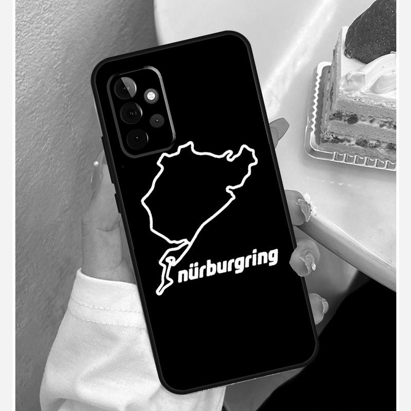 Чехол для гоночной трассы Нюрбургринга F1 для Samsung Galaxy A54 A34 A14 A15 A35 A55 A52 A32 A12 A51 A71 A33 A23 A13 A53 Coque