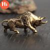 Hi Pure Copper Energy Bullfighting Statue Animal Ornament Tabletop Decor 46*13*21cmHi