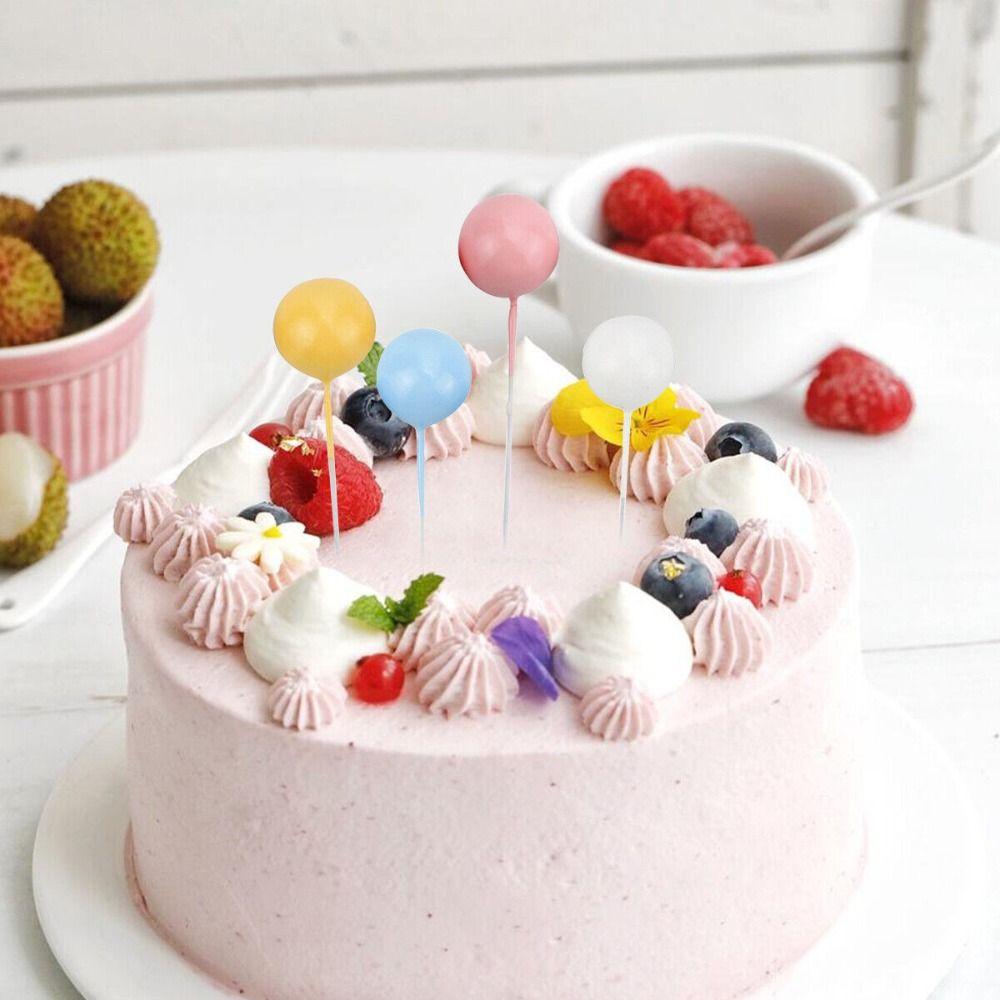 Шарик для торта, шарик, розовый, синий, желтый, белый, декор для торта, новые принадлежности для украшения торта, событие и вечеринка