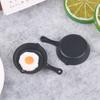 Dollhouse Miniature Frying Egg Pans For 12Th Dolls House Kitchen Accessories