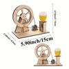 Забавный мини-генератор с ручным приводом DIY, набор для научных экспериментов, образовательная модель, игрушка для детей, подарок, игрушка-проект