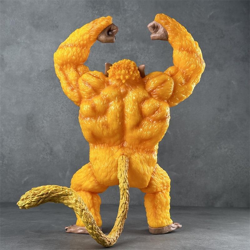 39CM Anime Dragon Ball Theatrical Version Figure Gold Big Ape Gorilla Action Statue PVC Collection Toy Model Decoration Gifts