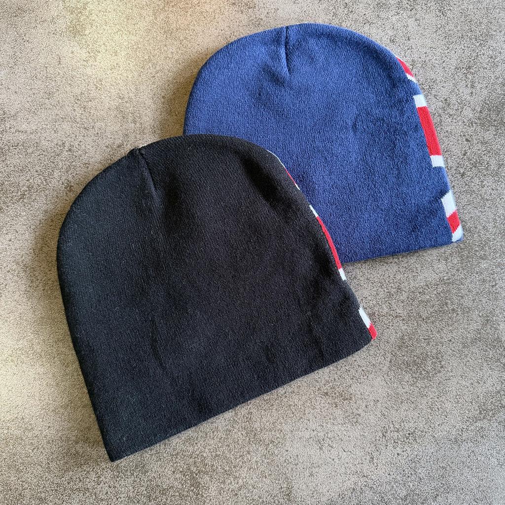 Uk Pattern Knitted Cap For Men Women Stylish Warm Winter Hat