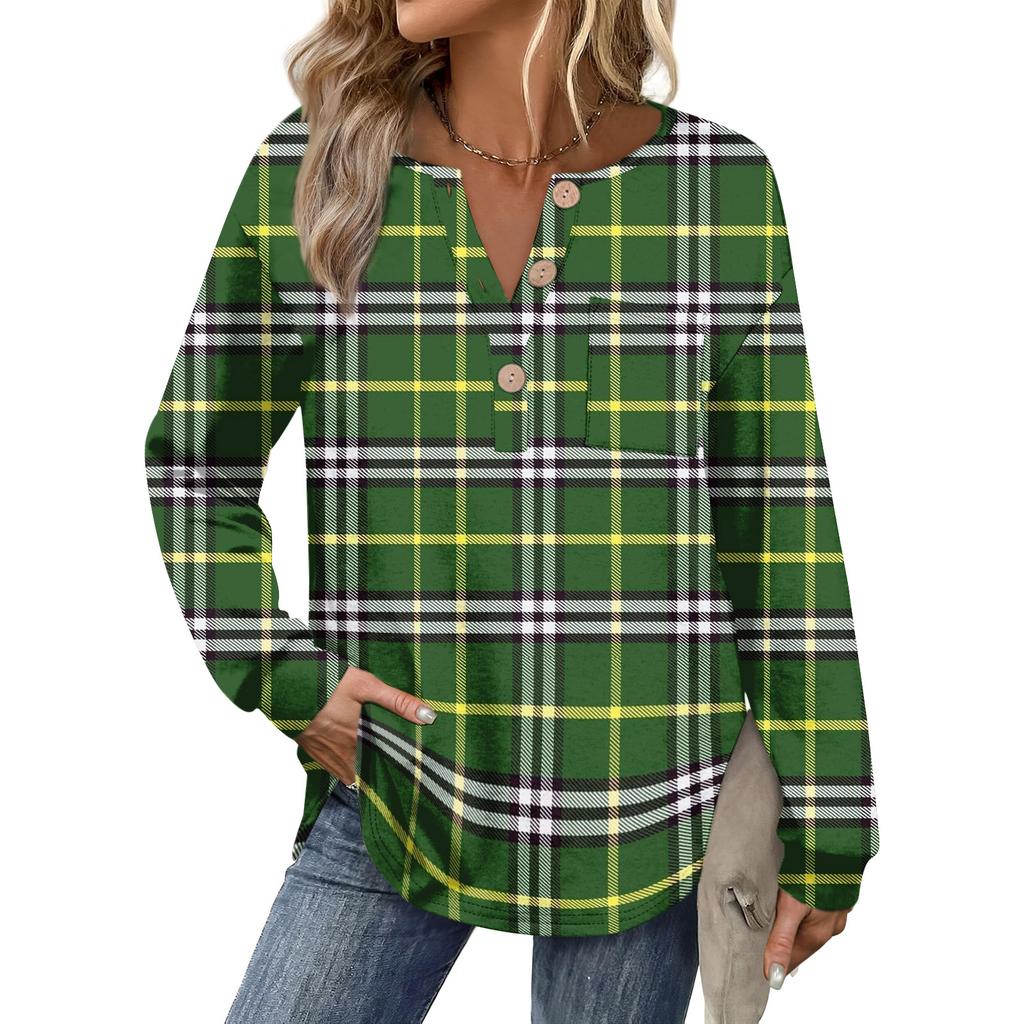 Женский модный топ с длинными рукавами в стиле ретро с принтом