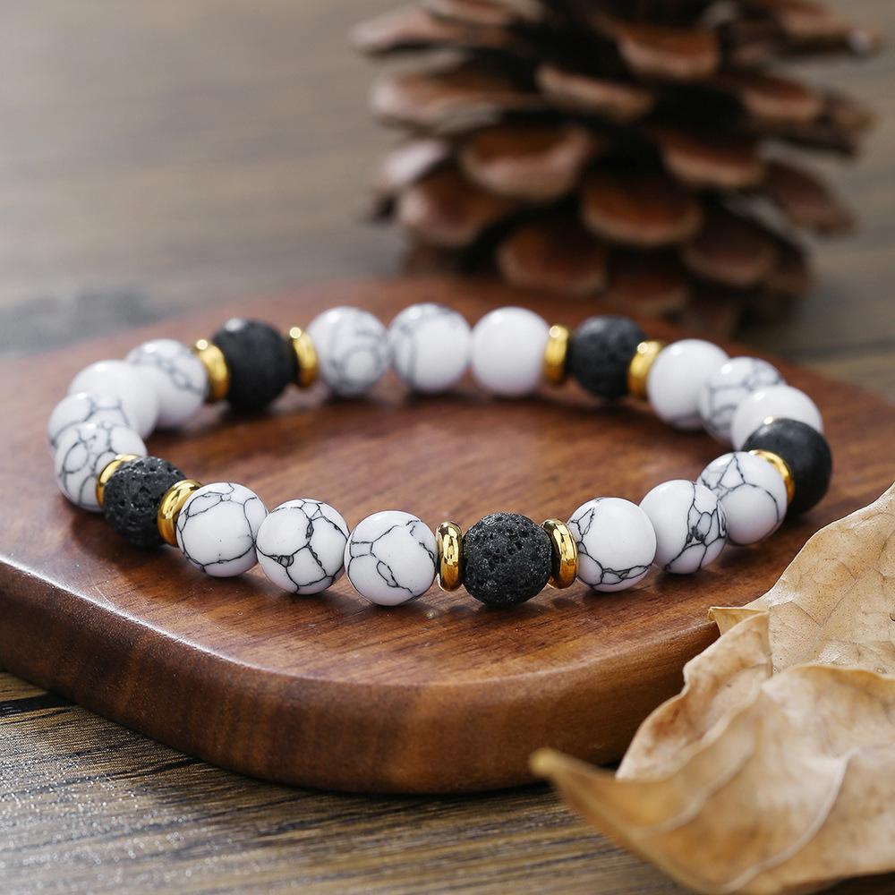 Кристаллический браслет тигровый глаз эластичный браслет из бисера оптовая продажа натуральный камень экспорт ювелирные изделия бисер браслет