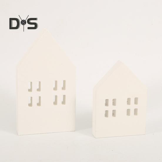 Хорошая текстура деревянного украшения Экологичный необычный небольшой дом Деревянное ремесло