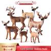 Cross-Border Christmas Wildlife Toy Set: White-tailed & Sika Deer Static Model