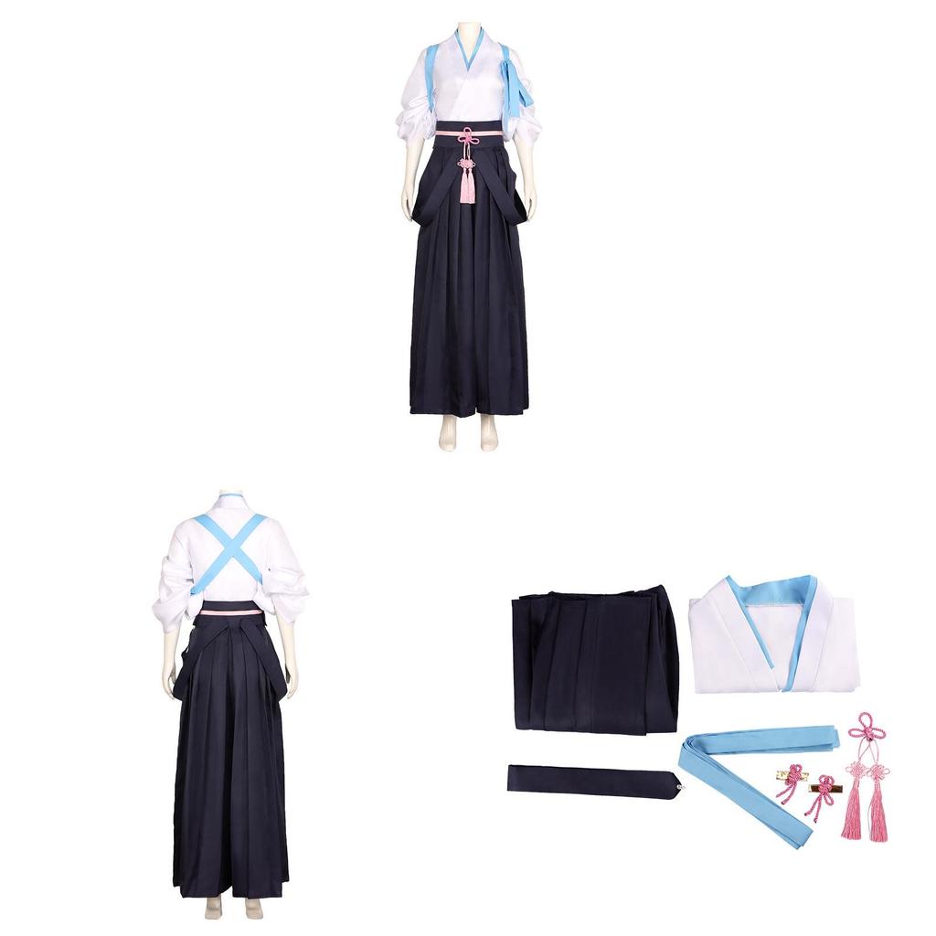 Genshin Impact Kamisato Ayaka Cosplay Suit With Polyester Material For Anime And Game Fans