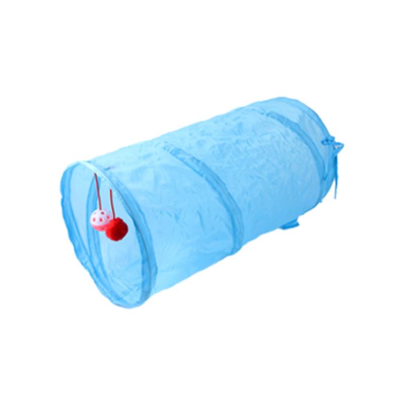 Rainbow Cat Tunnel Collapsible Pet Play Tube Interactive Hide And Seek Toy For Kitten Puppy Puzzle Exercise Agility Outdoor