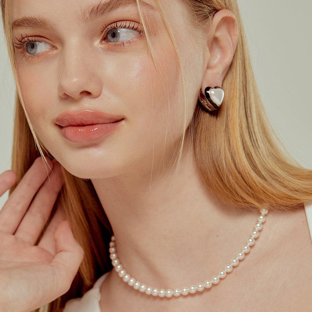 Classic Pearl Choker Necklace_Nz1042 (14K Gold Filled)