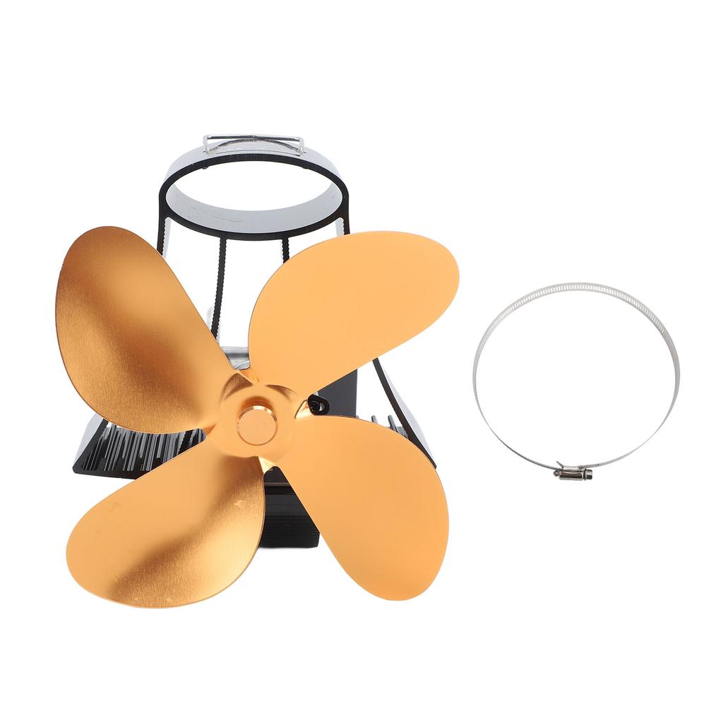 Трубный вентилятор для камина Магнитная установка Самогенерируемое электричество Настенный Тихий Безопасный 4