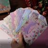 DIY Blank Vintage Greeting Cards 18pcs Oil Painting Style Hand-painted Blessing Thank You Message Card Postcard Gift