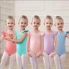 Ballet Leotards For Girl Toddler Short Ruffle Sleeve Dancer Outfit Rhythmic Gymnastics Bodysuit