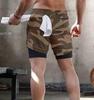 Модные мужские шорты больших размеров для фитнеса на открытом воздухе с быстрой сушкой - Летние спортивные шорты для взрослых