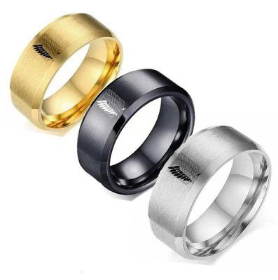 Атака титанов кольцо из нержавеющей стали крылья флага свободы перстни для мужчин и женщин ювелирные изделия аниме фанаты