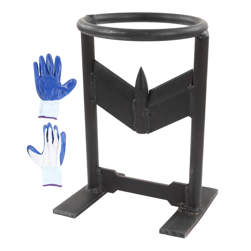 Дровокол с острым лезвием, эффективное разделение древесины, безопасное, устойчивое к погодным условиям, с покрытием, ручная работа по дереву