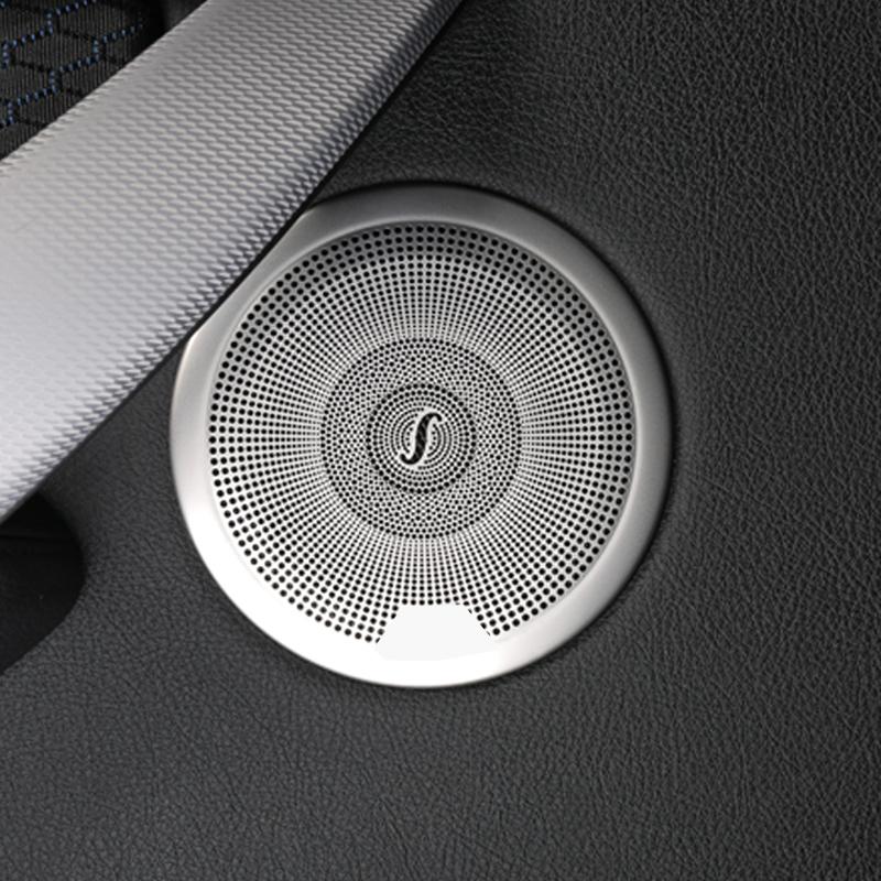 Для BMW 3 серии F30 2013-2018 Нержавеющая дверная панель автомобиля, панель громкоговорителя, крышка динамика, накладка на рамку, наклейка, литье