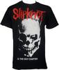 Мужская футболка Slipknot с черепом и tribal Черная