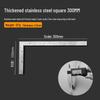 Thickened Stainless Steel L-Shaped Right Angle Ruler, 90 Degree, 300/500/600mm for Woodworking & Decoration.