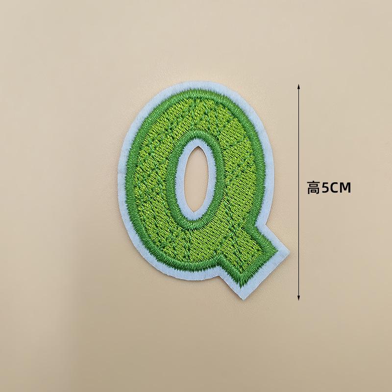 26 шт. цветных термоклеевых нашивок с буквами, вышитых патчей AZ, аппликация на одежду, платья, шляпы, носки, джинсы, аксессуары для самостоятельного изготовления