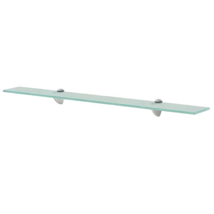 VidaXL Wall Shelves 2 Pcs Glass 80 X 10 Cm 8 Mm
