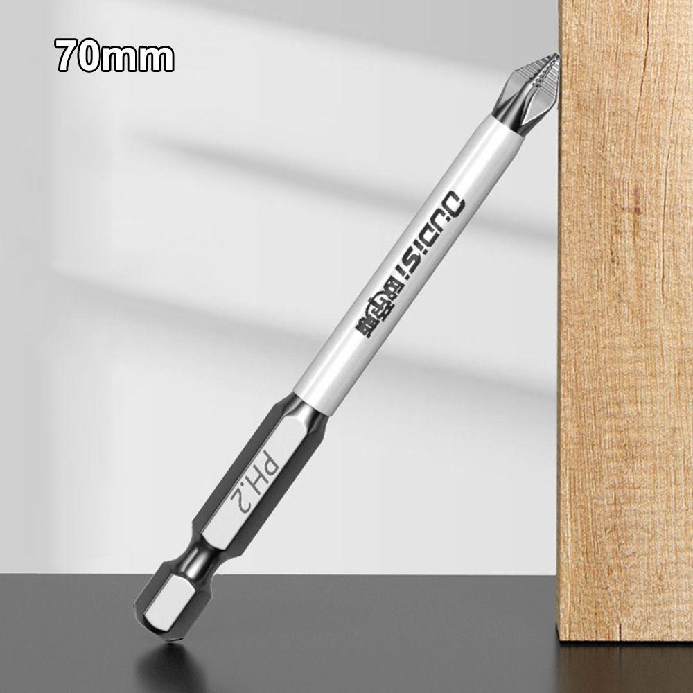 1/7Pcs Anti-Slip Screwdriver Heads Magnetic Cross Nutdriver New PH2 Screwdriver Bit