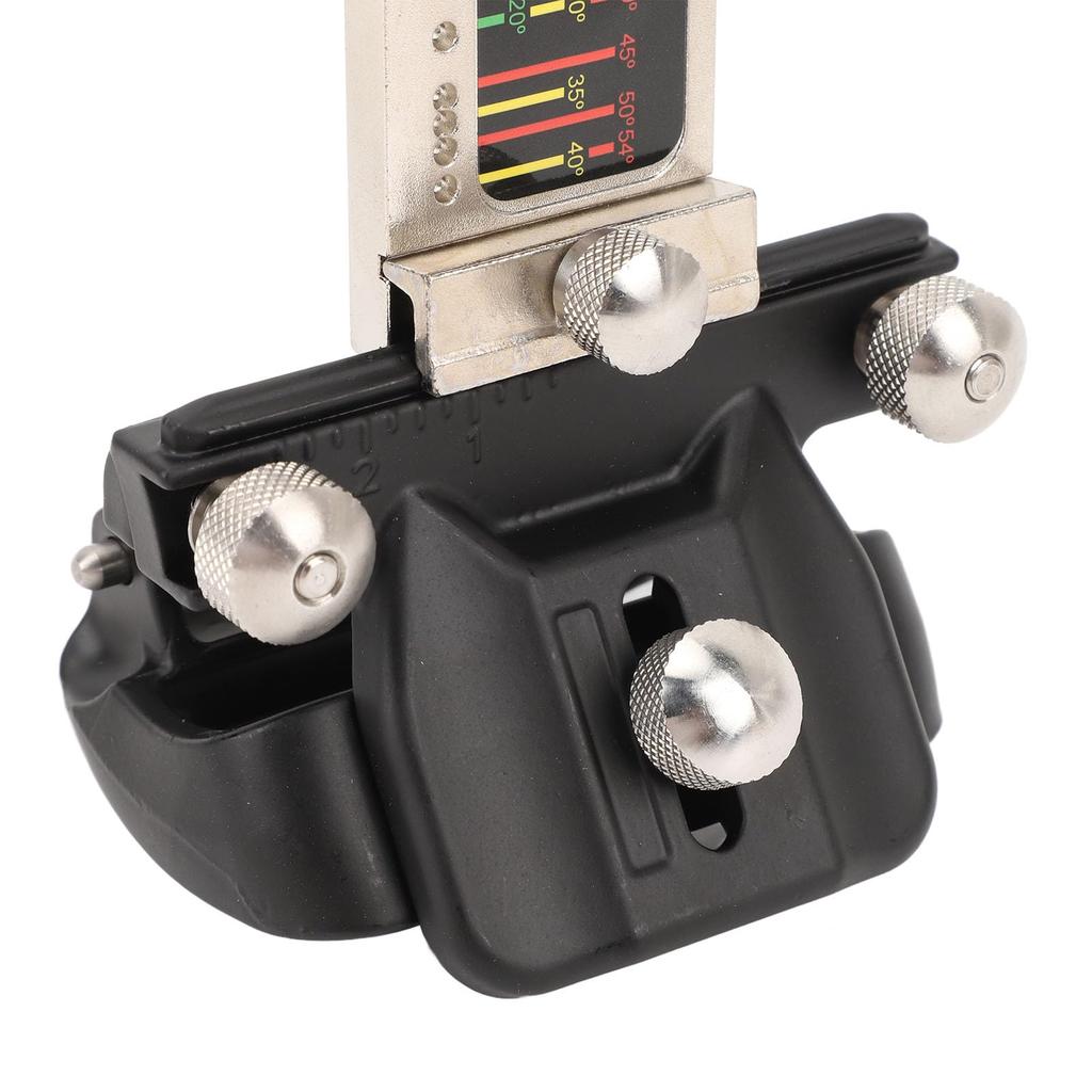 Chisel Sharpener Kit with Angle Woodworking Honing Guide Aluminum Eccentric Angle Manual Adjustment for Planing and Chisel Sharpening Fixture, System,