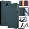 Leather Retro Anti-theft Wallet Flip Case For Samsung Galaxy J730 J3 J5 J7 Pro 2017 J4+ J6 Plus 2018 Phone Cover Magnetic Hasp
