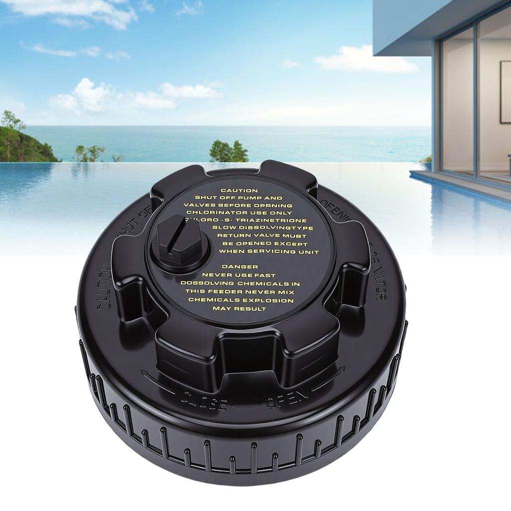 Cover Fit for CL100 Feeder Plastic Automatic Pool Feeder Top Cover Lid for Replacement
