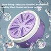 Mini Electric Turbo Washing Machine Portable Underwear Washing Device Dormitory Small Clothes Washing Machine