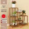 Multi-layer Solid Wood Succulent Flower Stand for Indoor Balcony or Living Room