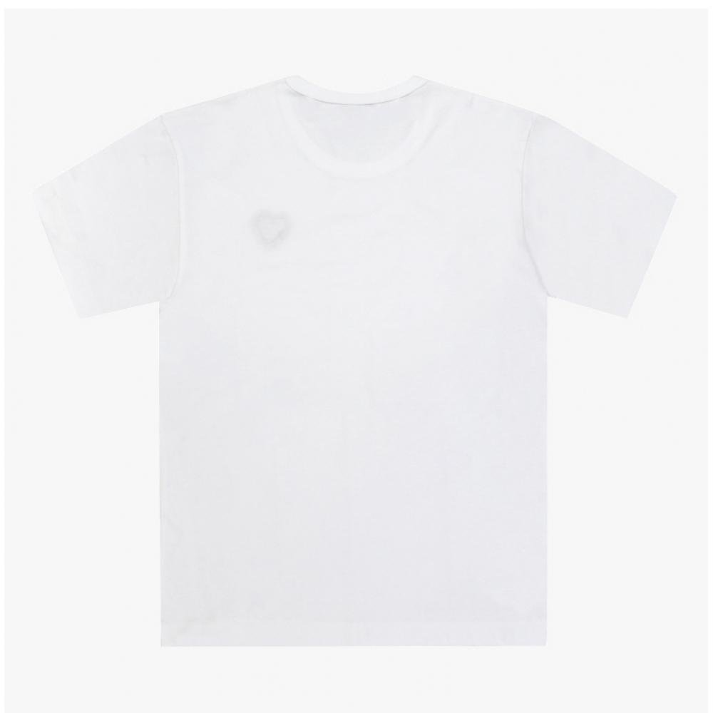 Comme Des Gar Ons Play Black HearT RhinesTone T shirT Ax T801 051