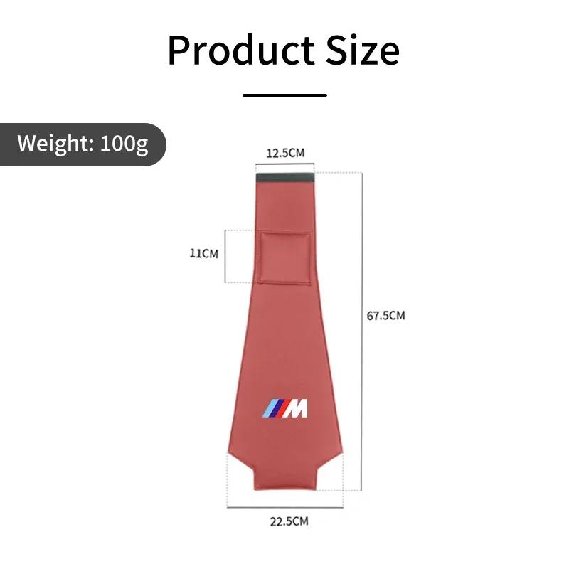 2025 2PCS Leather Car Seat Headrest Protective Cover Accessories For BMW M Power Sport M3 M5 E90 E39 F30 F10 E87 X3 X4 X5 X6