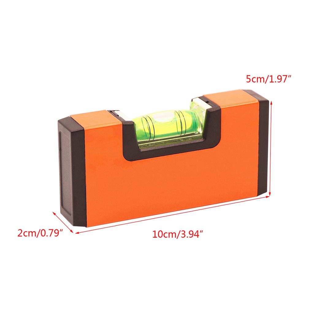 Модернизированный мини-пузырьковый спиртовой уровень квадратный инструмент для подвешивания картин - уровень отметки измерительный инструмент из алюминиевого сплава для деревообработки