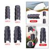10pcs Greenhouse Film Clamps Lightweight Tube Clip for Garden Outdoor Backyard