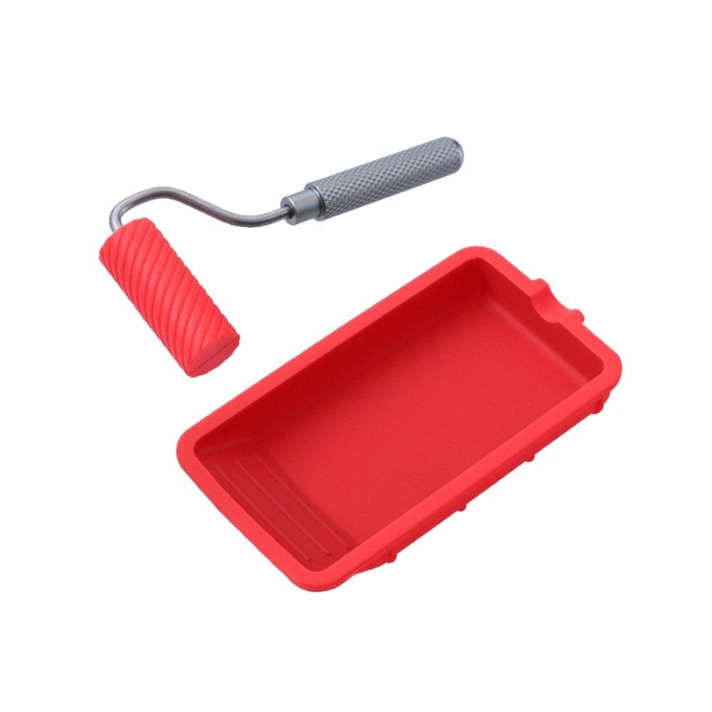 Soft Silicone Painting Decorating Kit Mini Size Silicone Glue Roller Glue Up Projects