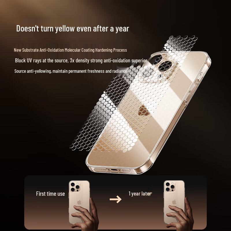 Baseus iPhone 15 Pro Transparent Heat Dissipating Phone Case