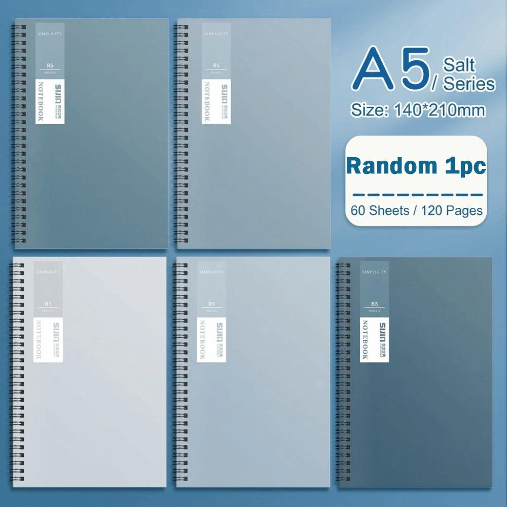 Double Coil Design A5 Notebook Thick Paper Loose Leaf Notebook Durable Spiral Notebook Office Note