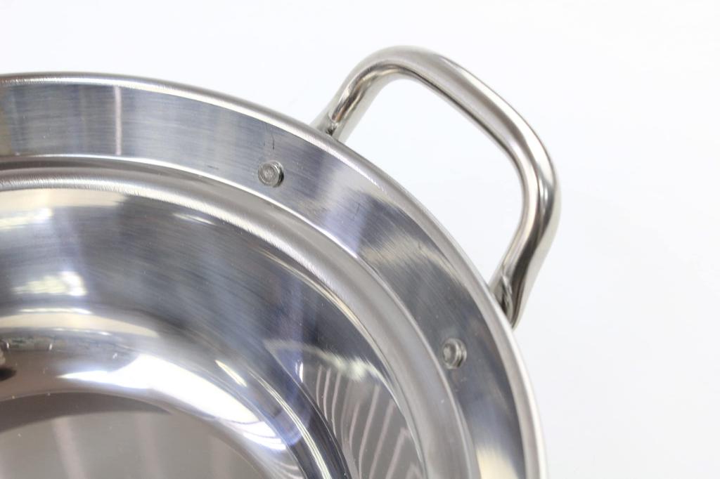 Manyo Japanese made induction compatible stainless steel steamer pot 30cm EX00412