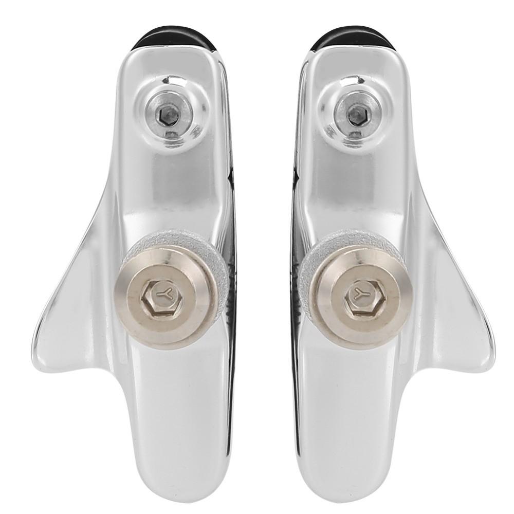 1 Pair Aluminium Alloy& Rubber Brake Shoes Mountain Bike Brake Pads for Road Bike,Mountain Bike