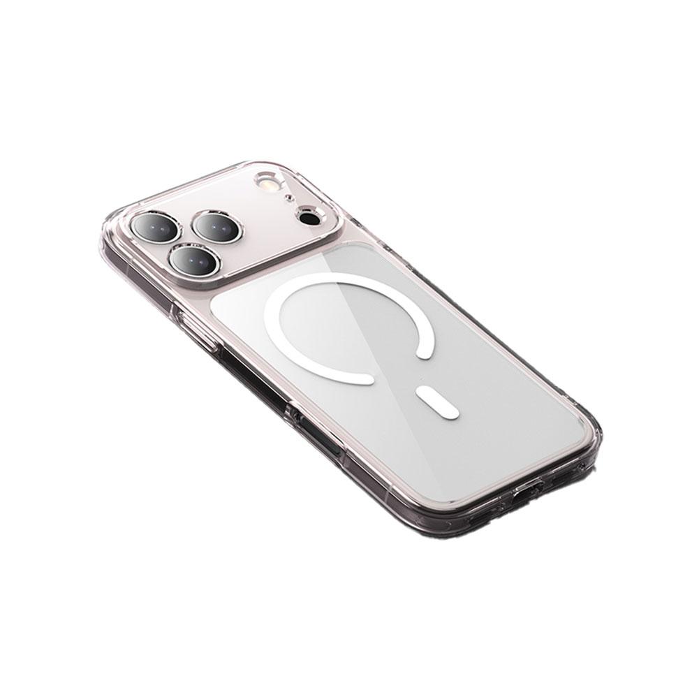 Роскошный прозрачный противоударный магнитный чехол MagSafe для iPhone 17 Air 17Pro 17 Pro Max, жесткая задняя крышка, поддержка беспроводной зарядки