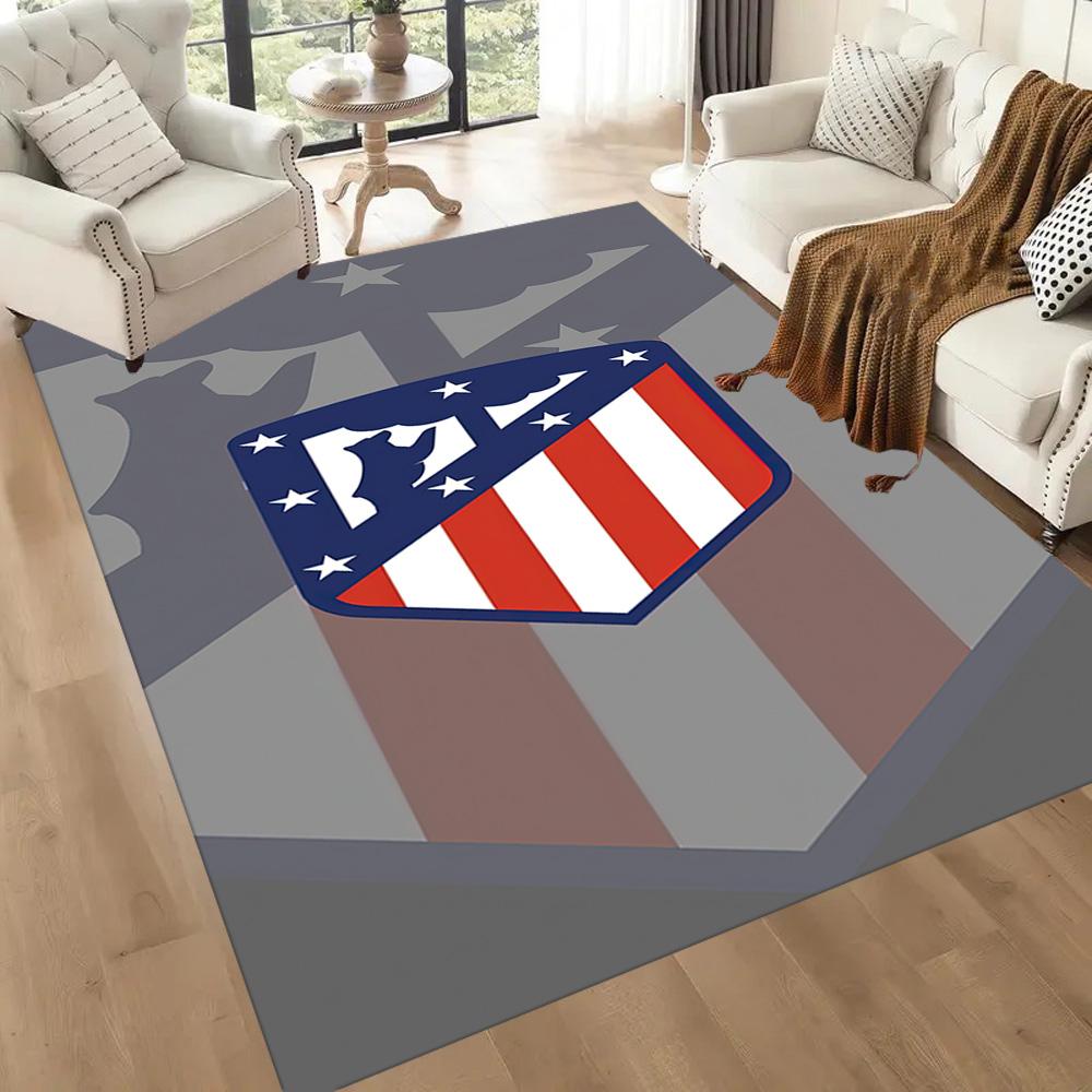 Квадратные ковры Atlético Madrid — отличный выбор для гостиных, спален, домашнего декора и в качестве подарков.