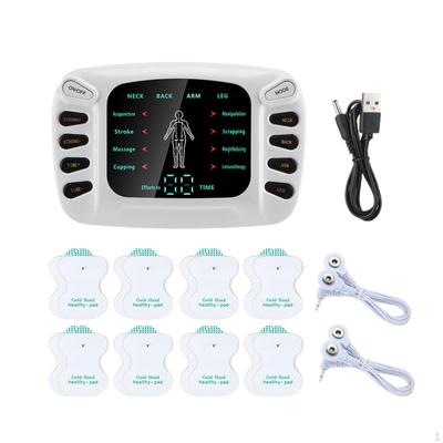 Электронный импульсный массажер с функцией таймера, 8 режимов массажа для шеи, спины, рук