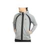 Jordan Logo Print Zip-Up Hooded Jacket Men Outerwear Carbon-Grey DQ7324-091
