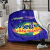 Wiggles Personalized Name Blanket Multi-purpose Personalized Blanket Ultra-Soft Versatile for Office Bed Picnics Sofa Four Seasons Multipurpose