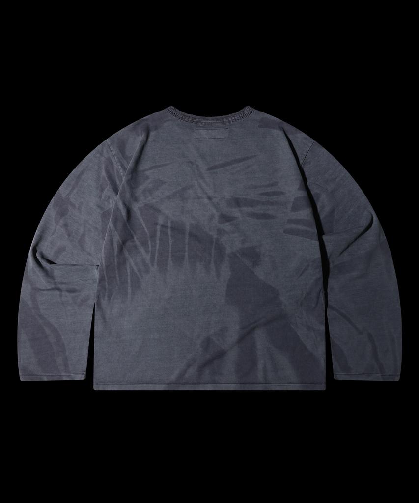 RAR Rar Sunfade Effect Vintage Long Sleeve_Navy