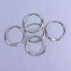 Metal Loose Leaf Book Binder Hoop Ring Multifunctional Keychain Circle DIY Album